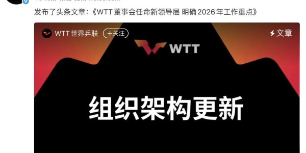 爱游戏体育官方入口-刘国梁卸任WTT董事会主席， 国际乒联主席佩特拉·索林接任